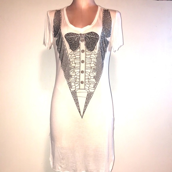 Thomas Wylde Tops - Thomas Wylde  tuxedo t-shirt